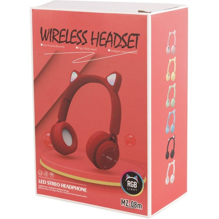 هدست بلوتوثی مدل MZ-08-M گربه ای